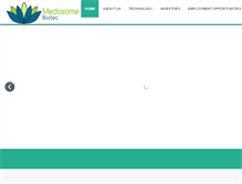 Tablet Screenshot of mdbiotec.com